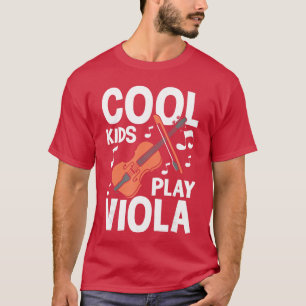 Coole Bratsche spielende Bratschistin Orchester Ba T-Shirt