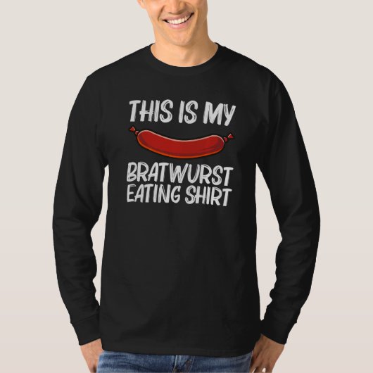 Coole Bratwurst für Männer Wurst Hackfleisch/Fasch T-Shirt (Vorderseite)