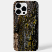 Coole Braune Braunholzrinde mit Gelbflecht Case-Mate iPhone Hülle (Rückseite)
