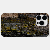Coole Braune Braunholzrinde mit Gelbflecht Case-Mate iPhone Hülle (Rückseite (Horizontal))