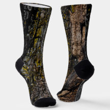 Coole Braune Braunholzrinde mit Gelbflecht