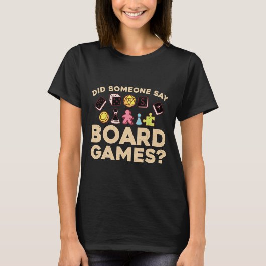 Coole Brettspiele für Männer Frauen Spielabend T-Shirt (Vorderseite)