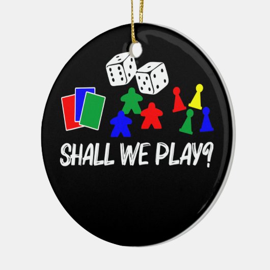 Coole Brettspiele Kunst für Männer - Frauenkarte Keramik Ornament (Links)