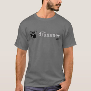 coole Briefmarke für den Schlagzeuger T-Shirt