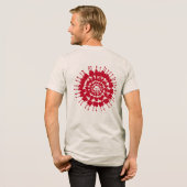 coole Briefmarke / Gitarre Tri-Blend Shirt (Rückseite voll)
