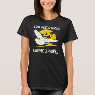 Coole Brieftaubenrennen Für Männer Frauen Brieftau T-Shirt