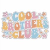 Coole Brüder Club III Aufkleber (Vorderseite)