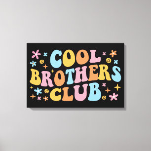 Coole Brüder Club III Leinwanddruck