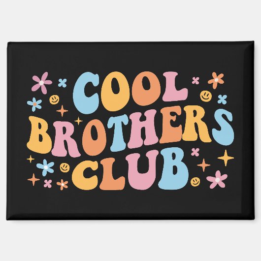 Coole Brüder Club III Magnet (Vorderseite)