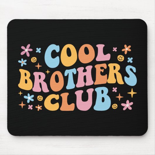 Coole Brüder Club III Mousepad (Vorne)