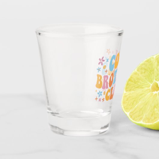 Coole Brüder Club III Schnapsglas (Links)