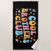 Coole Brüder Club III Strandtuch (Vorderseite)