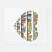 Coole Bücher lesen Männer Frauen buchen Lover Alph Fleecedecke (Vorderseite (Horizontal))