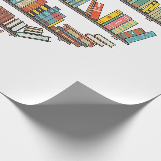 Coole Bücher lesen Männer Frauen buchen Lover Alph Geschenkpapier (Ecke)