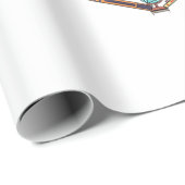 Coole Bücher lesen Männer Frauen buchen Lover Alph Geschenkpapier (Rolleneckpunkt)