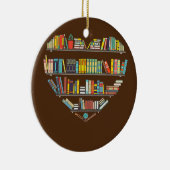 Coole Bücher lesen Männer Frauen buchen Lover Alph Keramik Ornament (Rechts)