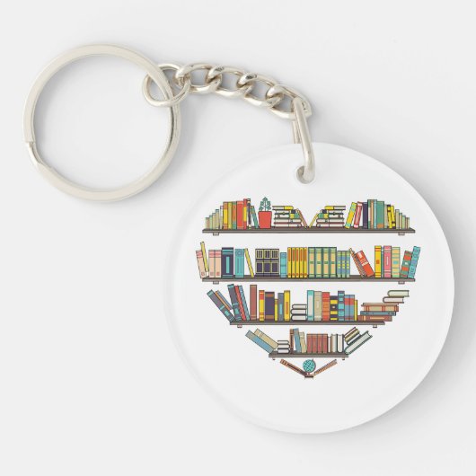 Coole Bücher lesen Männer Frauen buchen Lover Alph Schlüsselanhänger (Vorderseite)