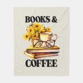 Coole Bücher - Wortart Fleecedecke (Vorderseite)