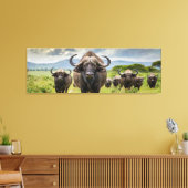 Coole Buffalo-Leinwanddruck! Leinwanddruck (Insitu (Wohnzimmer))