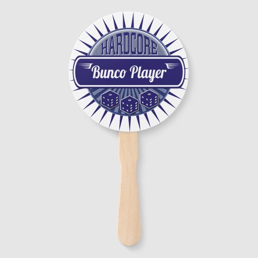 Coole Bunco-Spieler Lucky Dice behalten Fächer (Rückseite)