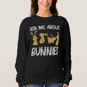 Coole Bunny Art für Men Rabbit Jersey Wooly P Sweatshirt