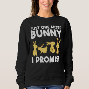 Coole Bunny Art für Men Rabbit Jersey Wooly P Sweatshirt