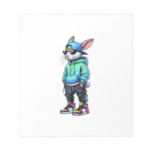 Coole Bunny Kaninchen Sonnenbrille Ostertag Für Ju Notizblock