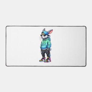 Coole Bunny Kaninchen Sonnenbrille Ostertag Für Ju Schreibtischunterlage