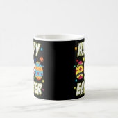 Coole Bunny Mommies Happy Oaster Rabbit Jump Eggs Kaffeetasse (Mittel)
