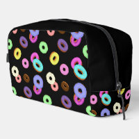 Coole, bunte Donuts schwarz
