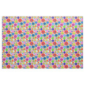 Coole bunte Groovy Friedenssymbole Stoff (Fat Quarter (45,7 x 55,9 cm))