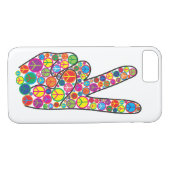 Coole bunte Groovy Friedenszeichen Case-Mate iPhone Hülle (Rückseite (Horizontal))