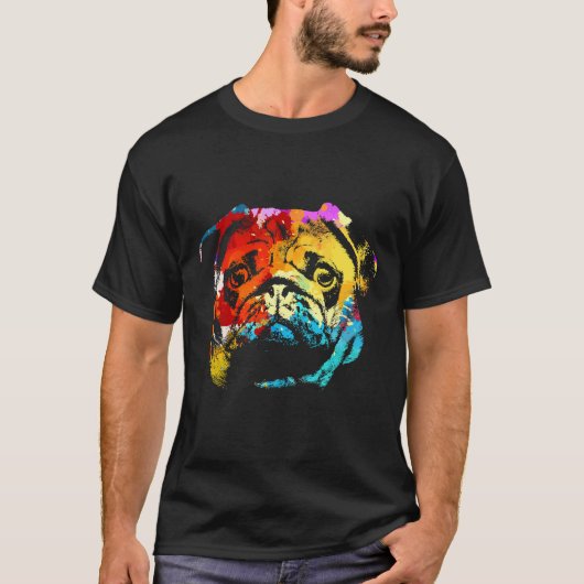 COOLE BUNTE MOPS Klassiker 428 T-Shirt (Vorderseite)