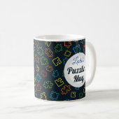 Coole, bunte Puzzleteile, Kaffeetasse (VorderseiteRechts)