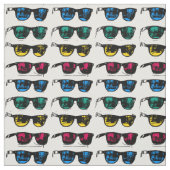 Coole bunte Sonnenbrille-Illustration Stoff (Muster)