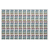 Coole bunte Sonnenbrille-Illustration Stoff (Fat Quarter (45,7 x 55,9 cm))