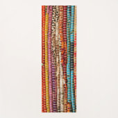Coole bunte Teppich Boho Yogamatte (Vorderseite)