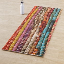 Coole bunte Teppich Boho Yogamatte