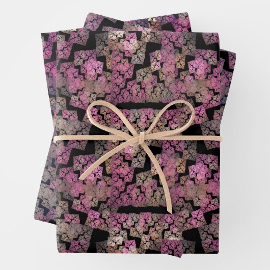 Coole Buntglasfenster - Fraktal Geschenkpapier Set (Beispiel)