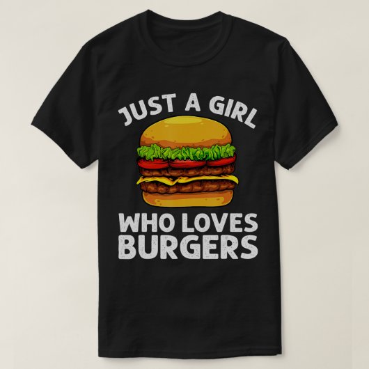 Coole Burger Kunst für Mädchen Hamburger Käse T-Shirt (Design vorne)