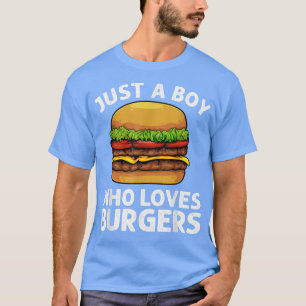 Coole Burgerkunst für Jungen Männer Hamburger Käse T-Shirt