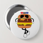Coole Burgerpolizei Button (Vorne & Hinten)