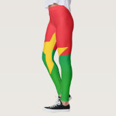 Coole Burkina Faso Flag Fashion Leggings (Links)