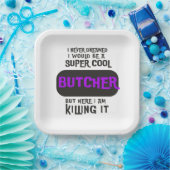 Coole Butcher Pappteller (Party)