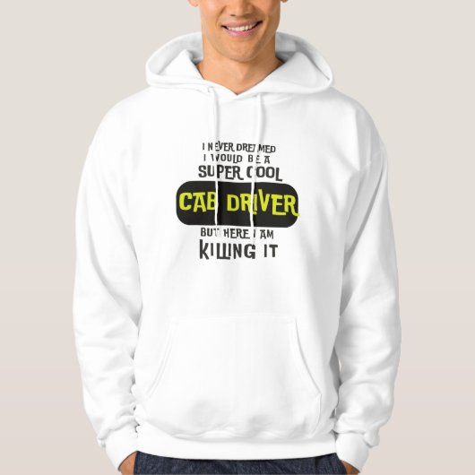 Coole Cab Driver Hoodie (Vorderseite)