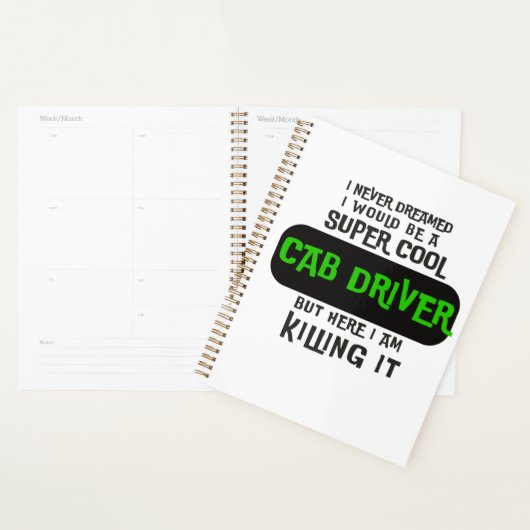 Coole Cab Driver Planer (Anzeige)