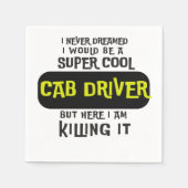 Coole Cab Driver Serviette (Vorderseite)