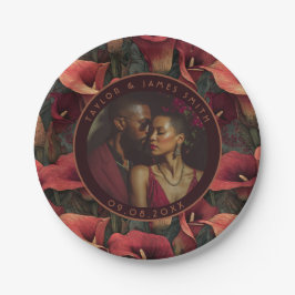 Coole Calle Lilies Teller für Junggeselinnen-Absch