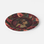 Coole Calle Lilies Teller für Junggeselinnen-Absch (Schrägansicht)