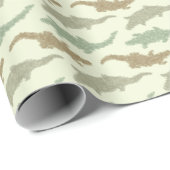 Coole Camouflage Alligatoren - nahtloses Muster. Geschenkpapier (Rolleneckpunkt)
